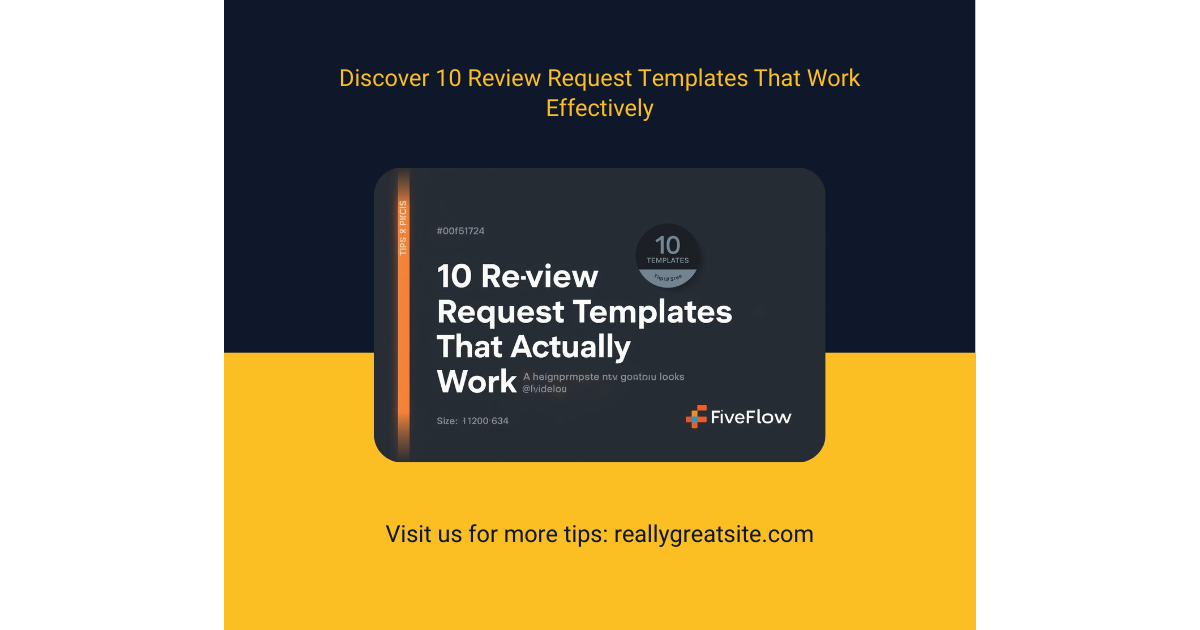 10 Review Request Templates That Actually Work